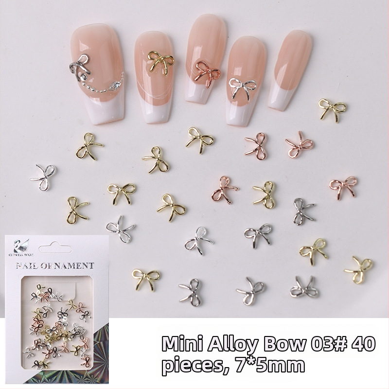 Nechtový doplnok s motívom mašličky a motýľa, séria Alloy Butterfly, zliatina, licencovaná súkromná značka.
