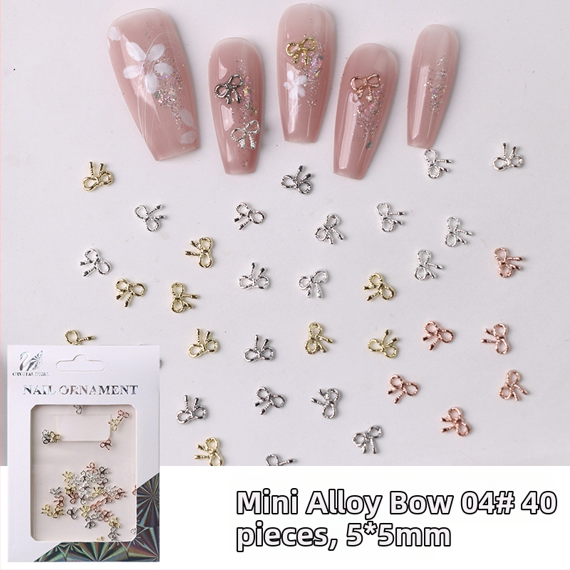 Nechtový doplnok s motívom mašličky a motýľa, séria Alloy Butterfly, zliatina, licencovaná súkromná značka.