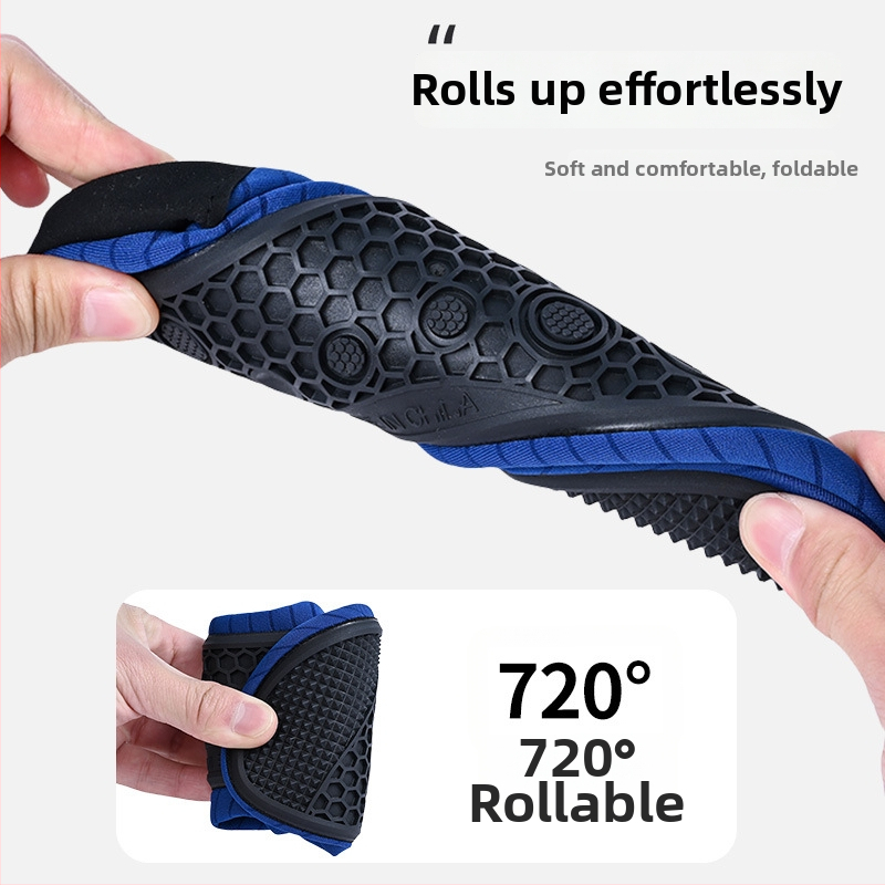 Υδάτινα Παπούτσια για Ενήλικες – Unisex για Παραλία και Διαδρομές σε Ποτάμια, Πάνω μέρος από Λύκρα ελαστικό ύφασμα, Εσωτερικό από Δίκτυο, Αντιολισθητική Καουτσούκ Πέλμα, Σόλα από Θερμοπλαστικό Ελαστομερή