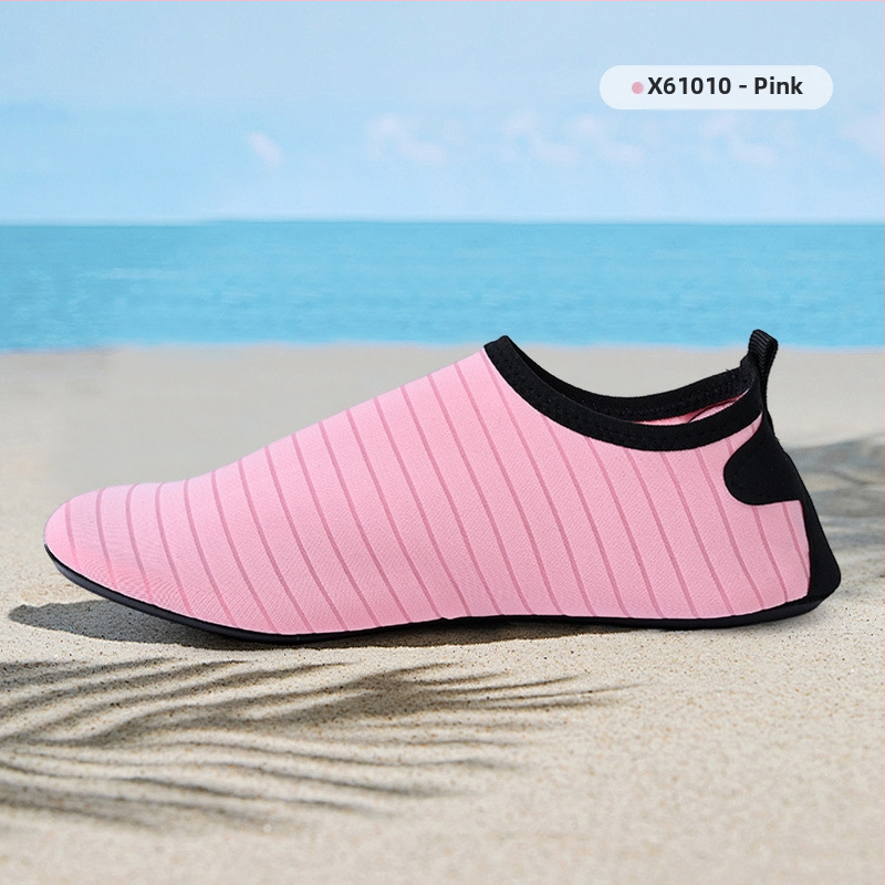 Υδάτινα Παπούτσια για Ενήλικες – Unisex για Παραλία και Διαδρομές σε Ποτάμια, Πάνω μέρος από Λύκρα ελαστικό ύφασμα, Εσωτερικό από Δίκτυο, Αντιολισθητική Καουτσούκ Πέλμα, Σόλα από Θερμοπλαστικό Ελαστομερή