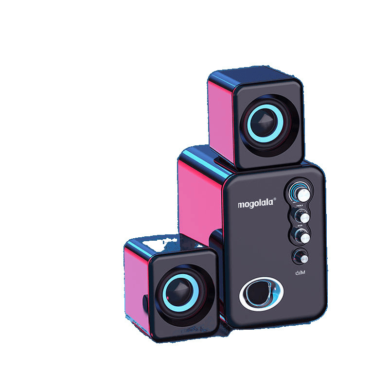 Difuzor pentru PC, cu subwoofer, 2.1 canale, sunet de înaltă calitate