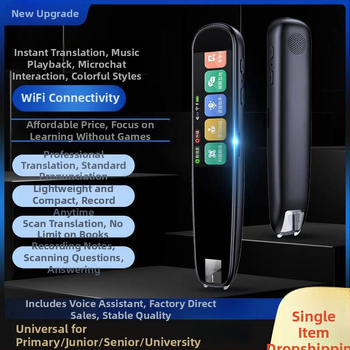 Čitačka olovka s prijevodom – Višenamjenska skenirajuća riječnična olovka, ABS kućište, 5V napajanje, Punjiva litijska baterija, 50 g