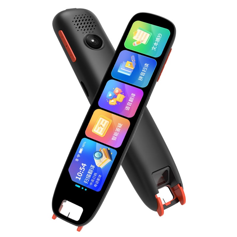 Pen de citire în limba engleză cu traducere, model A27, baterie Li-ion reîncărcabilă, MP3 audio, carcasă ABS