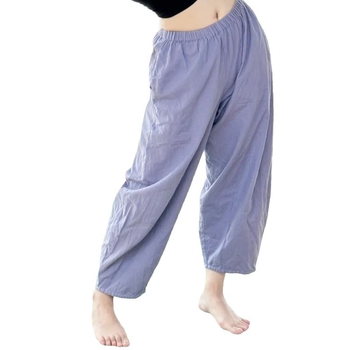 Női mindennapi nadrág magas derekú, cropped hossz, 70–80% pamut, slim fazon, japán–koreai lazító stílus