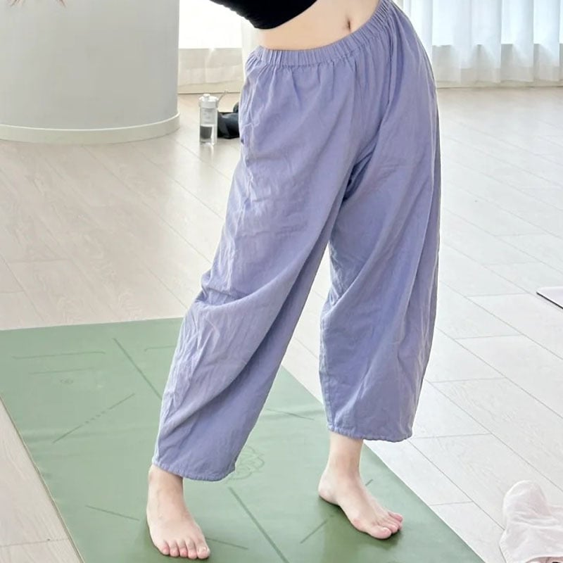 Női mindennapi nadrág magas derekú, cropped hossz, 70–80% pamut, slim fazon, japán–koreai lazító stílus