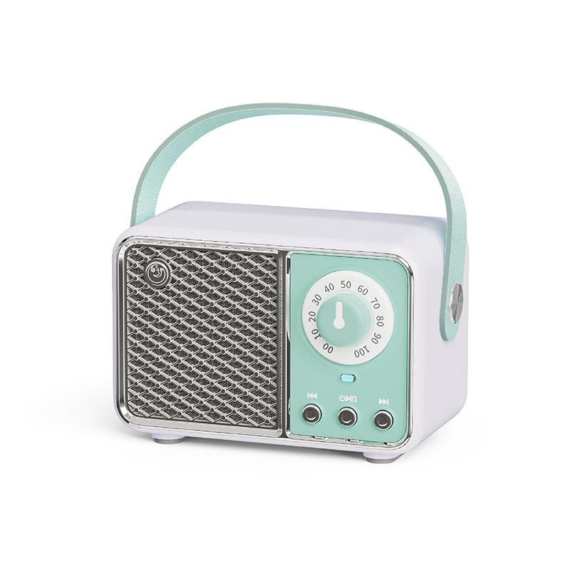 HM11 PRO Retro Bluetooth zvučnik, prenosni mini bas, Bluetooth 5.0, 30 Hz–15 kHz, SNR ≥70 dB, domet 10 m, ugrađena baterija 500–800 mAh