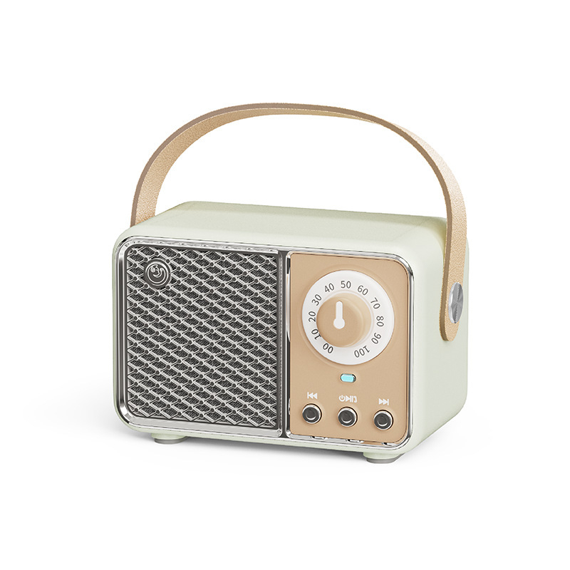 HM11 PRO Retro Bluetooth zvučnik, prenosni mini bas, Bluetooth 5.0, 30 Hz–15 kHz, SNR ≥70 dB, domet 10 m, ugrađena baterija 500–800 mAh