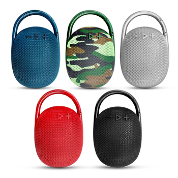 Clip4 Bluetooth prijenosni vodootporni mini zvučnik, ugrađena baterija 500-800mAh, izlaz 3W, IPX6 otpor vode, USB napajanje, frekvencijski raspon 60Hz-15kHz