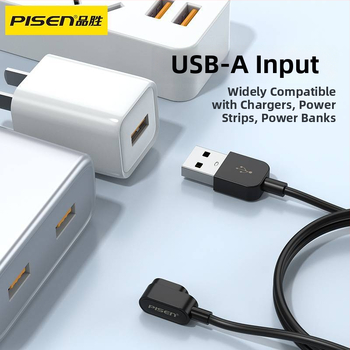 Pisen magnetický nabíjací kábel pre detské inteligentné hodinky – kompatibilný s modelmi z10, z9, z9 youth edition, z8, z7a, z6a, z6s, z6pro