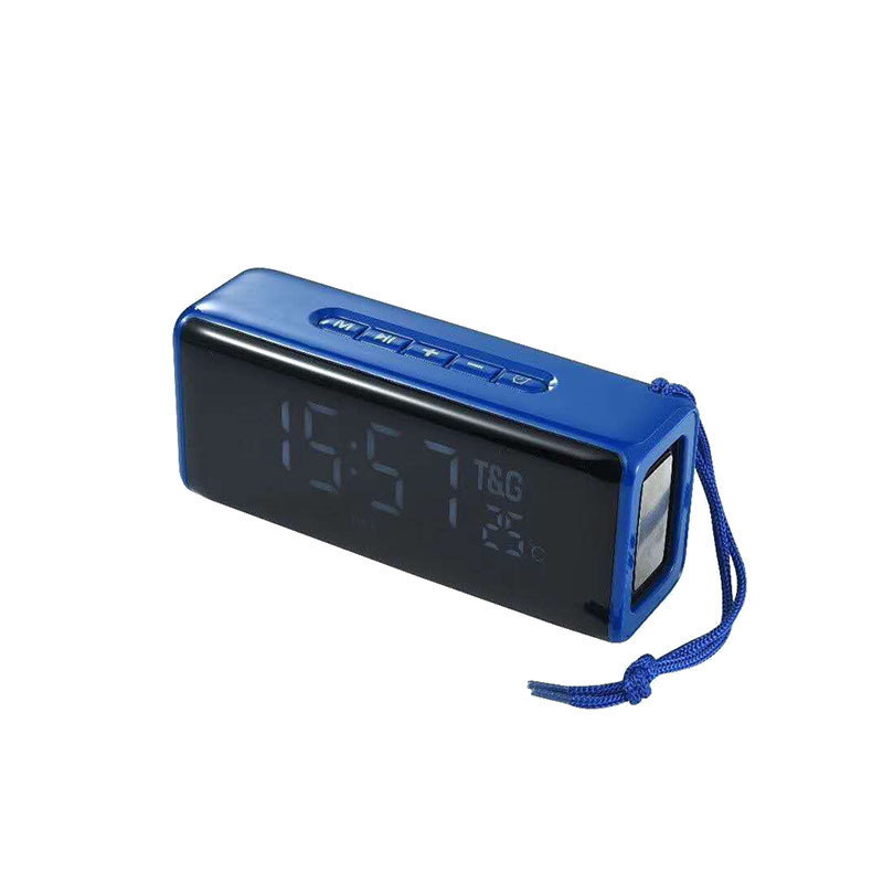 Ceas de noptieră cu încărcător wireless și difuzor Bluetooth – Bluetooth 5.0, 2 difuzoare, baterie încorporată 1000–1200mAh, putere 10W, rază 10 m