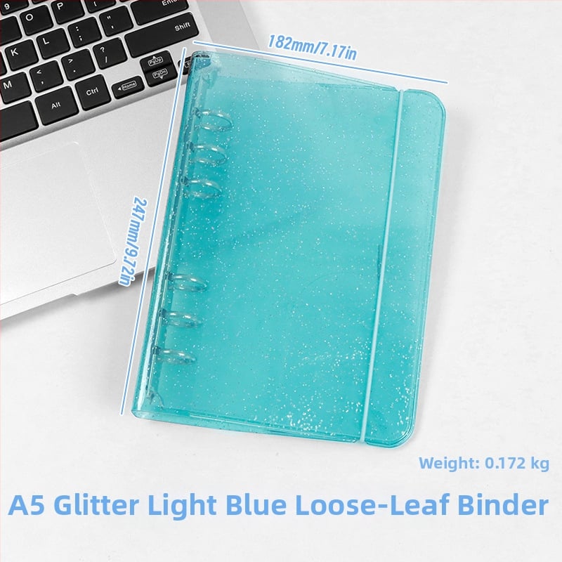 Дневник за водене на записи с PVC корица, свободно подвързан, креативен стил, 1–50 страници