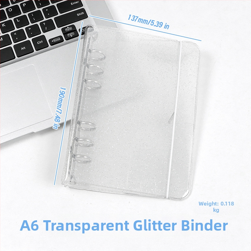 Дневник за водене на записи с PVC корица, свободно подвързан, креативен стил, 1–50 страници