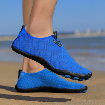 Παπούτσια διάσχισης ποταμών, για ενήλικες, Unisex, γρήγορο στέγνωμα, επάνω μέρος από δίχτυ, EVA μεσαία σόλα, αντιολισθητική εξωτερική σόλα