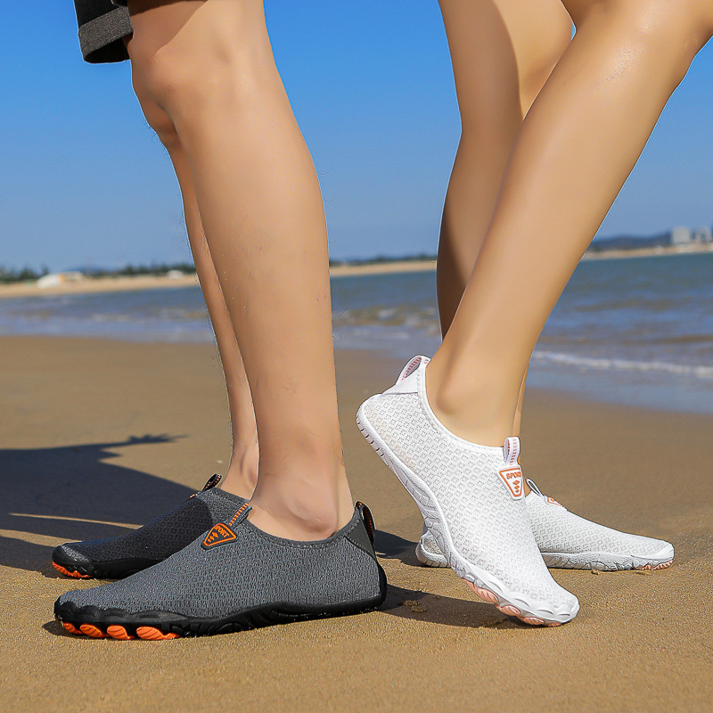 Παπούτσια διάσχισης ποταμών, για ενήλικες, Unisex, γρήγορο στέγνωμα, επάνω μέρος από δίχτυ, EVA μεσαία σόλα, αντιολισθητική εξωτερική σόλα