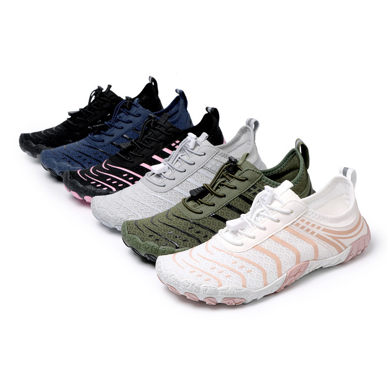 Υποδήματα Νερού για Σέρφινγκ και Κολύμβηση – Αντιολισθητική Σόλα, Γρήγορο Στέγνωμα, Δέσιμο από Μπροστά, Άνω τμήμα από Δίκτυ με Ύφανση, EVA Μεσαία Σόλα