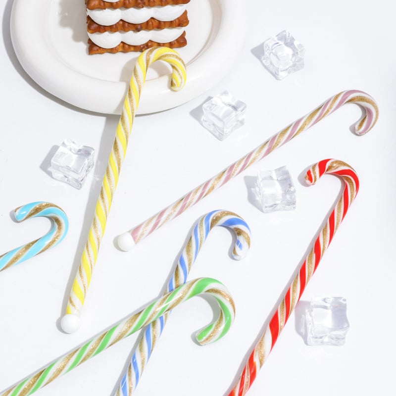 Žlica od borosilikatnog stakla s crtani motivom, za odrasle, sladak stil, pogodna kao festivalni dar