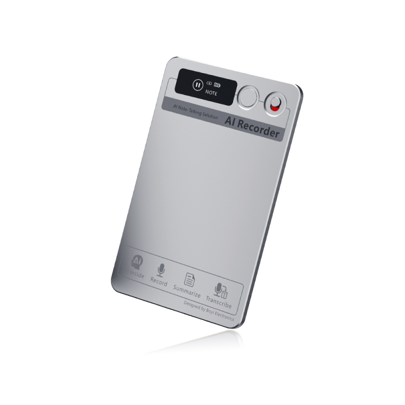 AI Μεταφραστής και εγγραφέας συνεδριάσεων, με 3 μικρόφωνα, Bluetooth, MP3, 64GB