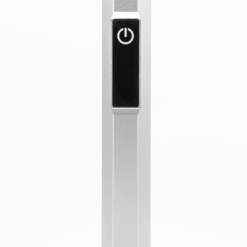 Kit cu stickere pentru unghii gel cu lampă LED de fototerapie - portabil, corp metal hexagonal liniar, model: Touch hexagonal metal linear light, ambalaj OEM în cutie cadou