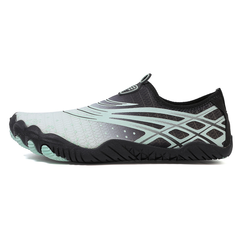 Παπούτσια για περάσματα σε ποτάμι, unisex, χαμηλό προφίλ, επάνω μέρος Lycra ελαστικό, εσωτερικό από διχτυώτο ύφασμα, εξωτερική σόλα από φυσικό καουτσούκ