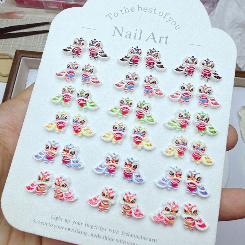 Декорации за нокти — смола, карикатурен модел, Sugar Heart артикул, Принцес серия, Little Fresh стил