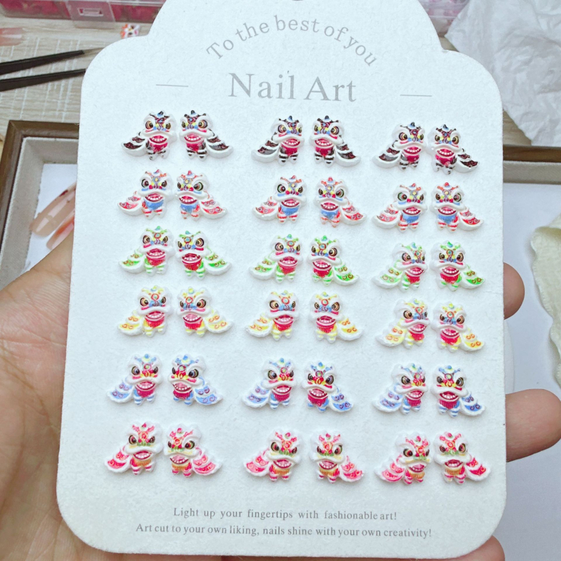 Декорации за нокти — смола, карикатурен модел, Sugar Heart артикул, Принцес серия, Little Fresh стил