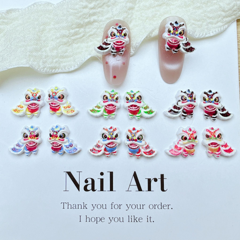 Декорации за нокти — смола, карикатурен модел, Sugar Heart артикул, Принцес серия, Little Fresh стил