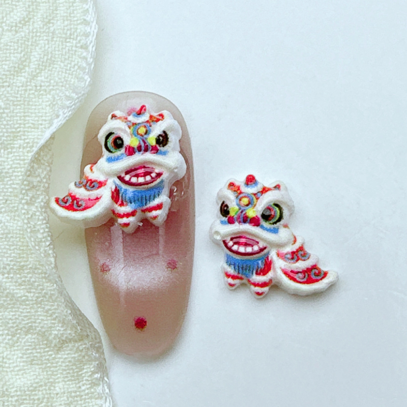 Декорации за нокти — смола, карикатурен модел, Sugar Heart артикул, Принцес серия, Little Fresh стил