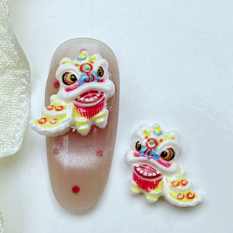 Декорации за нокти — смола, карикатурен модел, Sugar Heart артикул, Принцес серия, Little Fresh стил
