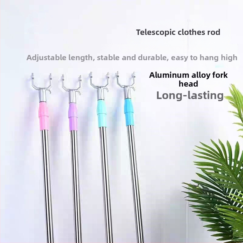 Kibővíthető rozsdamentes acél ruhaszárító rúd erkélyre, modern minimalista dizájn, Anlin