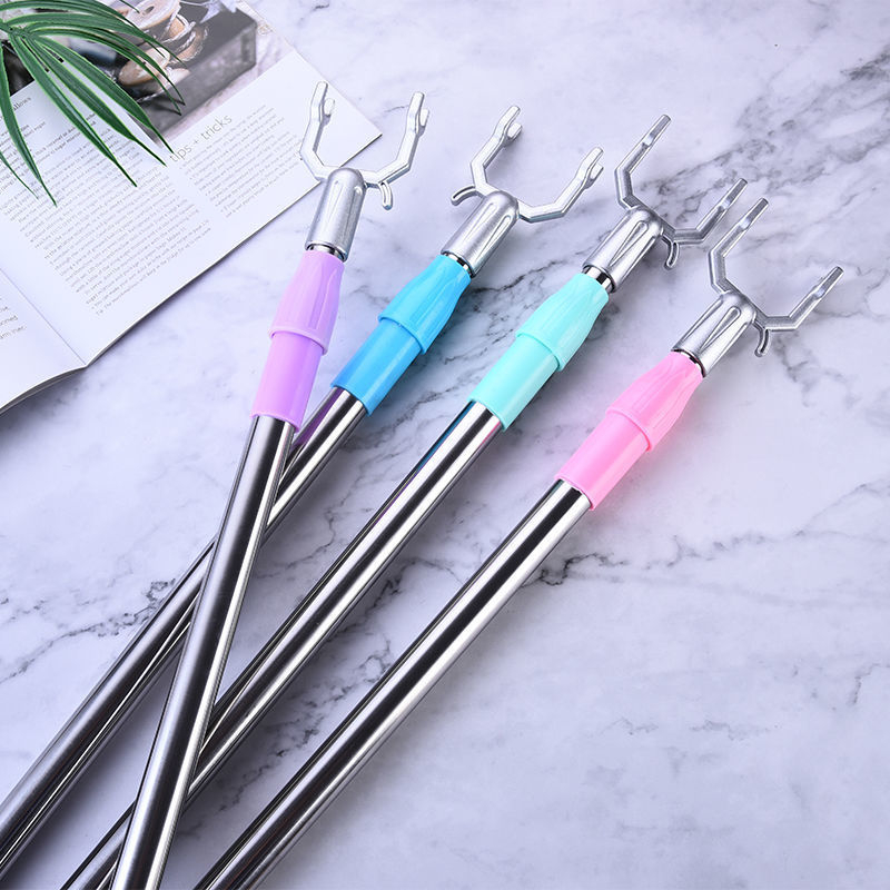 Kibővíthető rozsdamentes acél ruhaszárító rúd erkélyre, modern minimalista dizájn, Anlin