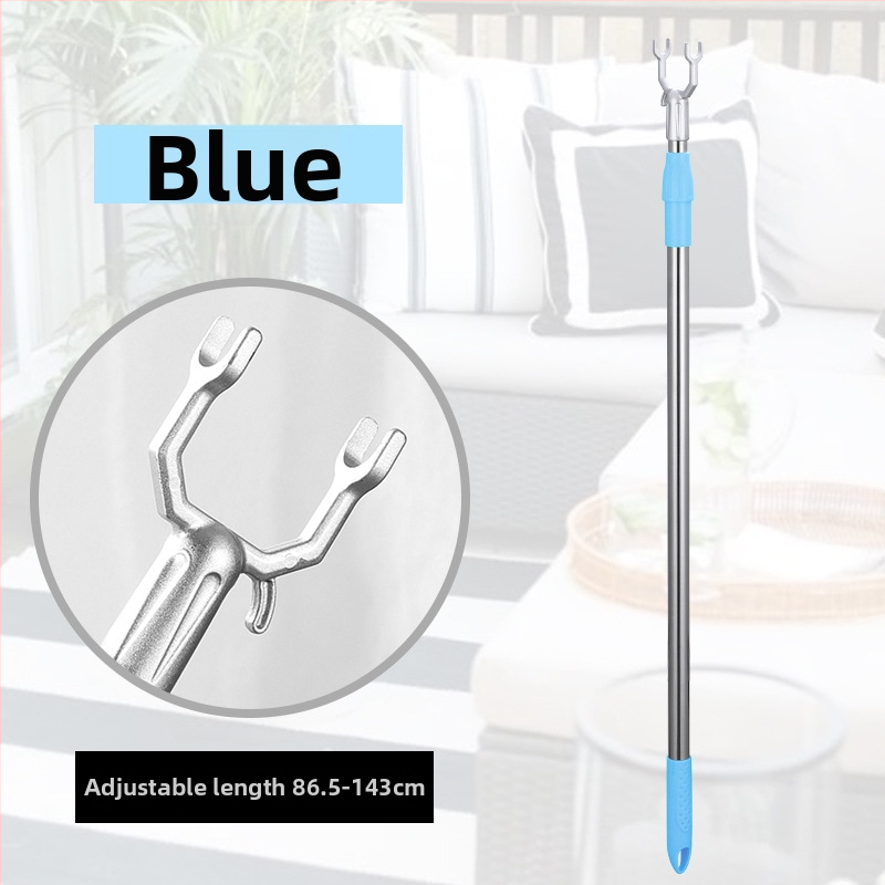 Kibővíthető rozsdamentes acél ruhaszárító rúd erkélyre, modern minimalista dizájn, Anlin