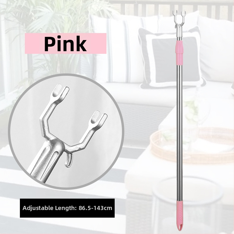 Kibővíthető rozsdamentes acél ruhaszárító rúd erkélyre, modern minimalista dizájn, Anlin