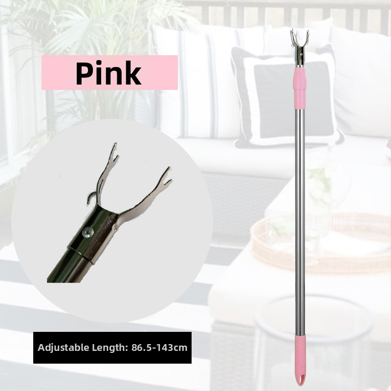 Kibővíthető rozsdamentes acél ruhaszárító rúd erkélyre, modern minimalista dizájn, Anlin