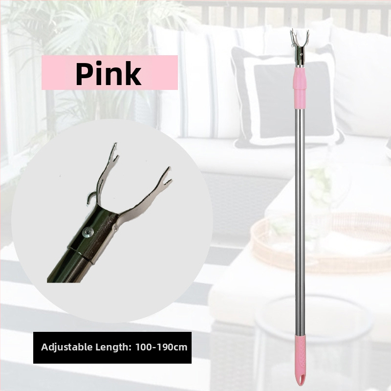 Kibővíthető rozsdamentes acél ruhaszárító rúd erkélyre, modern minimalista dizájn, Anlin