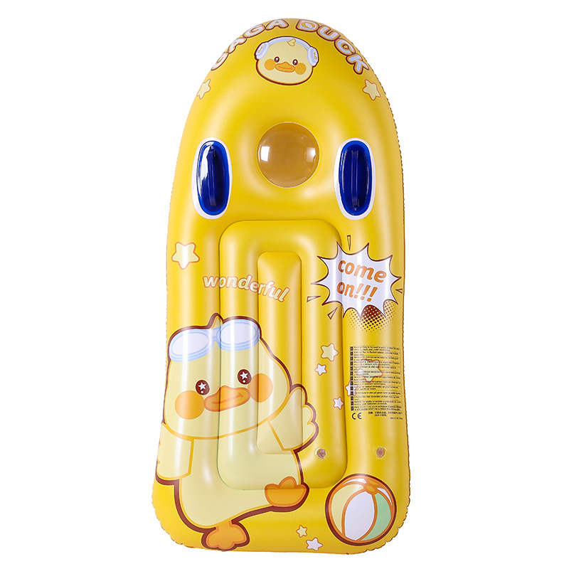 Dječja debela daska za surfanje s ručkom – PVC plivajuća daska za vodu, povećana