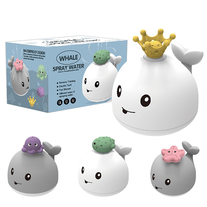Minge de stropit cu senzor pentru baie, cu lumini și muzică, pentru sugari și copii mici | material plastic | jucărie de apă | 0-3 ani | certificat 3C 2020182202016001