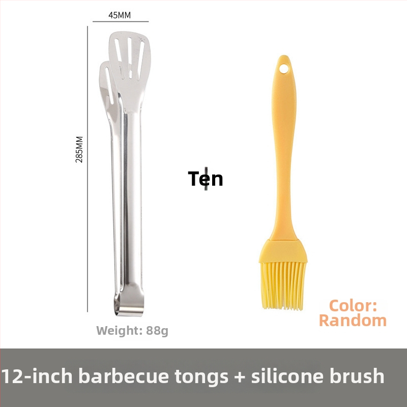 Élelmiszerfogó, 304 rozsdamentes acél, magas hőmérséklet-ellenállás, korrózióálló, égés elleni védelem