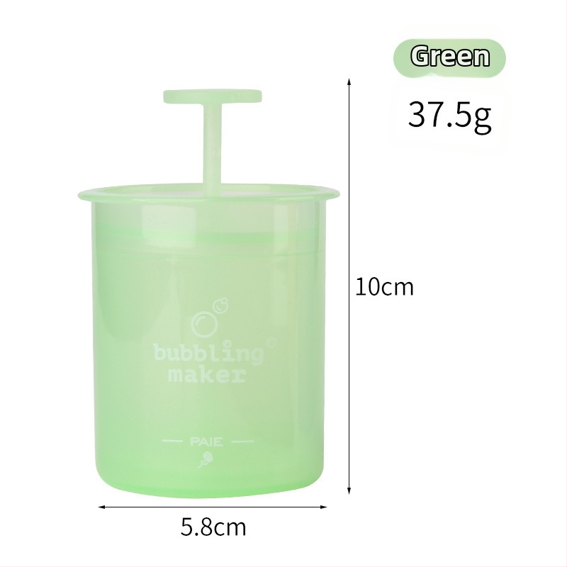 PAIE Dispozitiv de spumare pentru curățarea feței – sticluță din plastic pentru spumă, R1, Logo imprimat, Cadou potrivit pentru festival