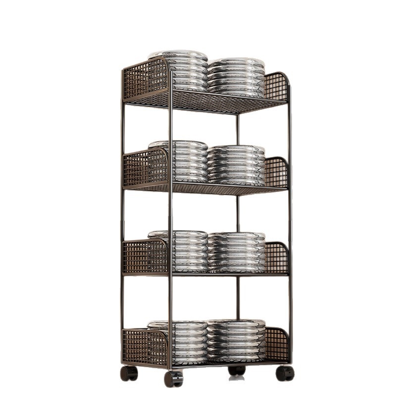 Μπάνιο: πολυπίπεδη μεταλλική μονάδα αποθήκευσης με ρόδες για καλλυντικά και νεροχύτη