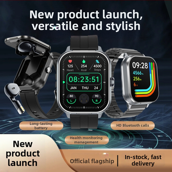 Pametni sat s Bluetooth pozivima i uključenim stereo slušalicama, praćenje otkucaja srca, krvnog tlaka, zasićenja krvi i sna