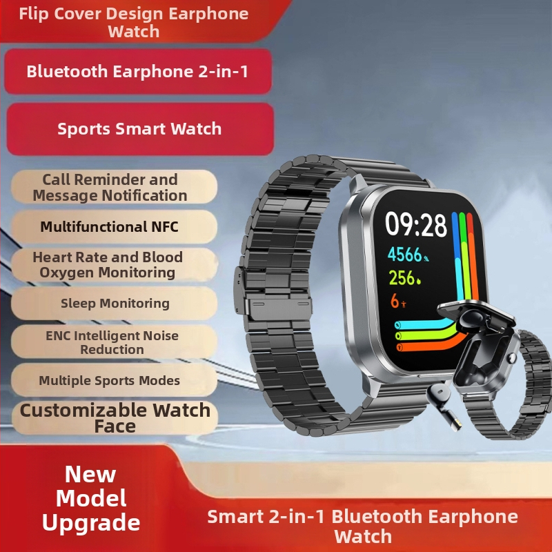 Pametni sat s Bluetooth pozivima i uključenim stereo slušalicama, praćenje otkucaja srca, krvnog tlaka, zasićenja krvi i sna