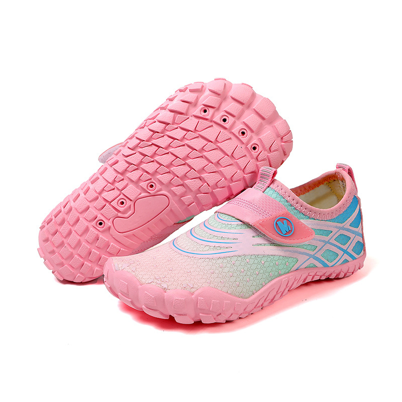 Παιδικά Παπούτσια για Διαδρομές σε Ποτάμι – Δροσερή Δίκτυο Εσωτερικά, Άνω μέρος από Λύκρα Ελαστικό, Χαμηλός Σχεδιασμός, Εξωτερική Σόλα από Φυσικό Καουτσούκ, Μεσαία Σόλα από Καουτσούκ