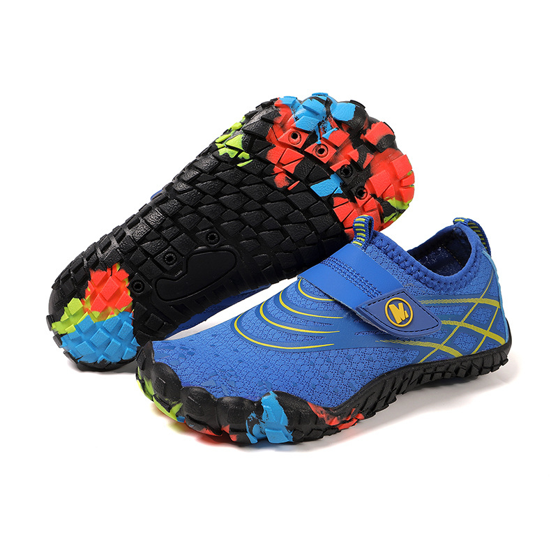 Παιδικά Παπούτσια για Διαδρομές σε Ποτάμι – Δροσερή Δίκτυο Εσωτερικά, Άνω μέρος από Λύκρα Ελαστικό, Χαμηλός Σχεδιασμός, Εξωτερική Σόλα από Φυσικό Καουτσούκ, Μεσαία Σόλα από Καουτσούκ