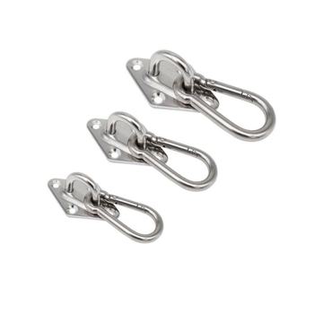 Rozsdamentes acélból készült gyémánt alakú ajtócsat készlet – kültéri függő szék hardver, márka JLDX (Anyag: rozsdamentes acél; Használat: általános célú; Márka: JLDX)