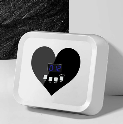 XZMUV Kis kocka sorozat kettős fényforrású körömlámpa szenzorral, 60 LED-darab, nagy teljesítmény, kezdők DIY