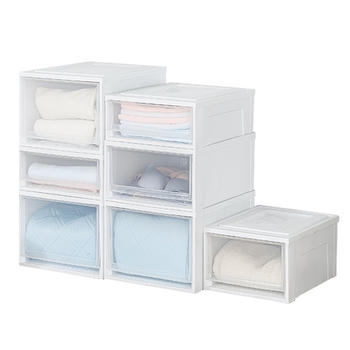 Cutie de depozitare Alice cu sertare, stil japonez, capacitate 50 L, model BC-500, rășină PP