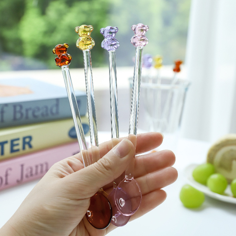 Žlica Longxin - japanski stil, motiv ljiljana doline, logotip ispisan.