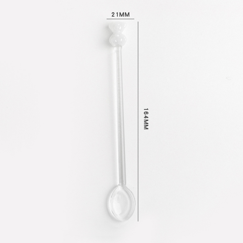 Žlica Longxin - japanski stil, motiv ljiljana doline, logotip ispisan.