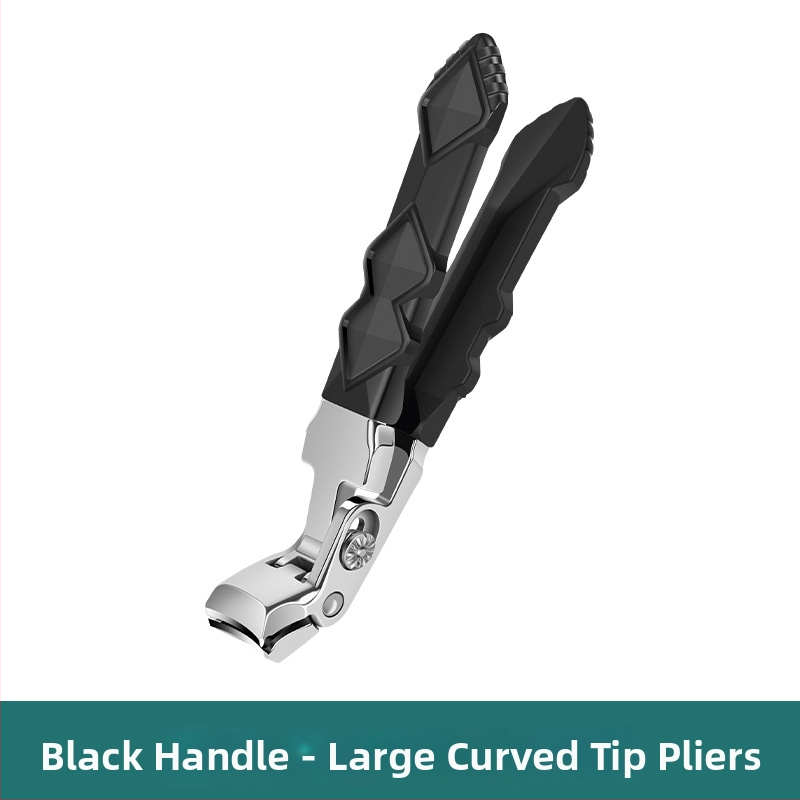 Σετ κοπτών νυχιών με μεγάλο άνοιγμα, επίπεδο στόμιο, φορητό, από πλαστικό και ανοξείδωτο ατσάλι