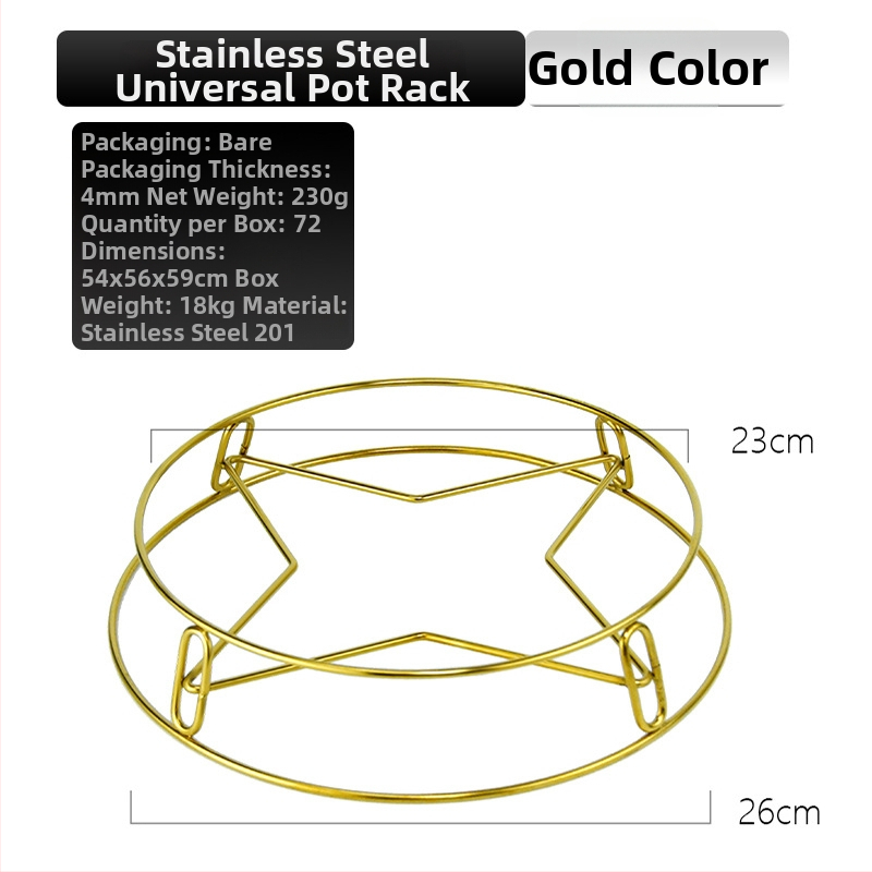 Kaiwang рафт за кухня от неръждаема стомана за гювечи и пароварки, двойно ниво, топлоизолационна подложка, мултифункционален